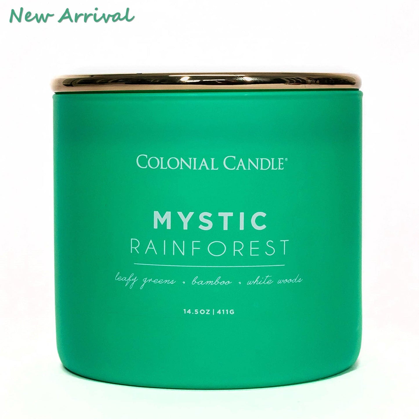 Mystic Rainforest Scented Jar Candle, Soy Blend Wax, 14.5oz