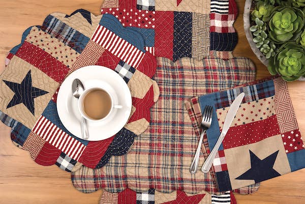 Patriotic Bennington 4th Of July Napkin