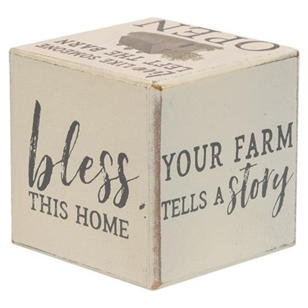 Faith Family Farm Six-Sided Block