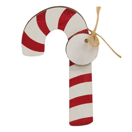 Wooden Candy Cane Clip