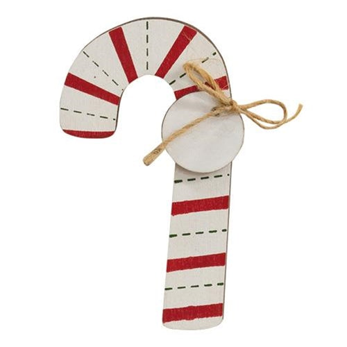 Wooden Candy Cane Clip