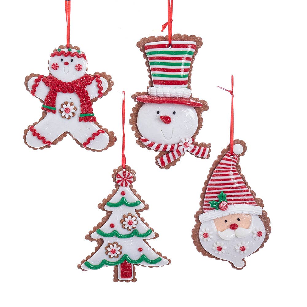 4.5"GINGRBRD SNOWMAN/SANTA/BOY/TREE