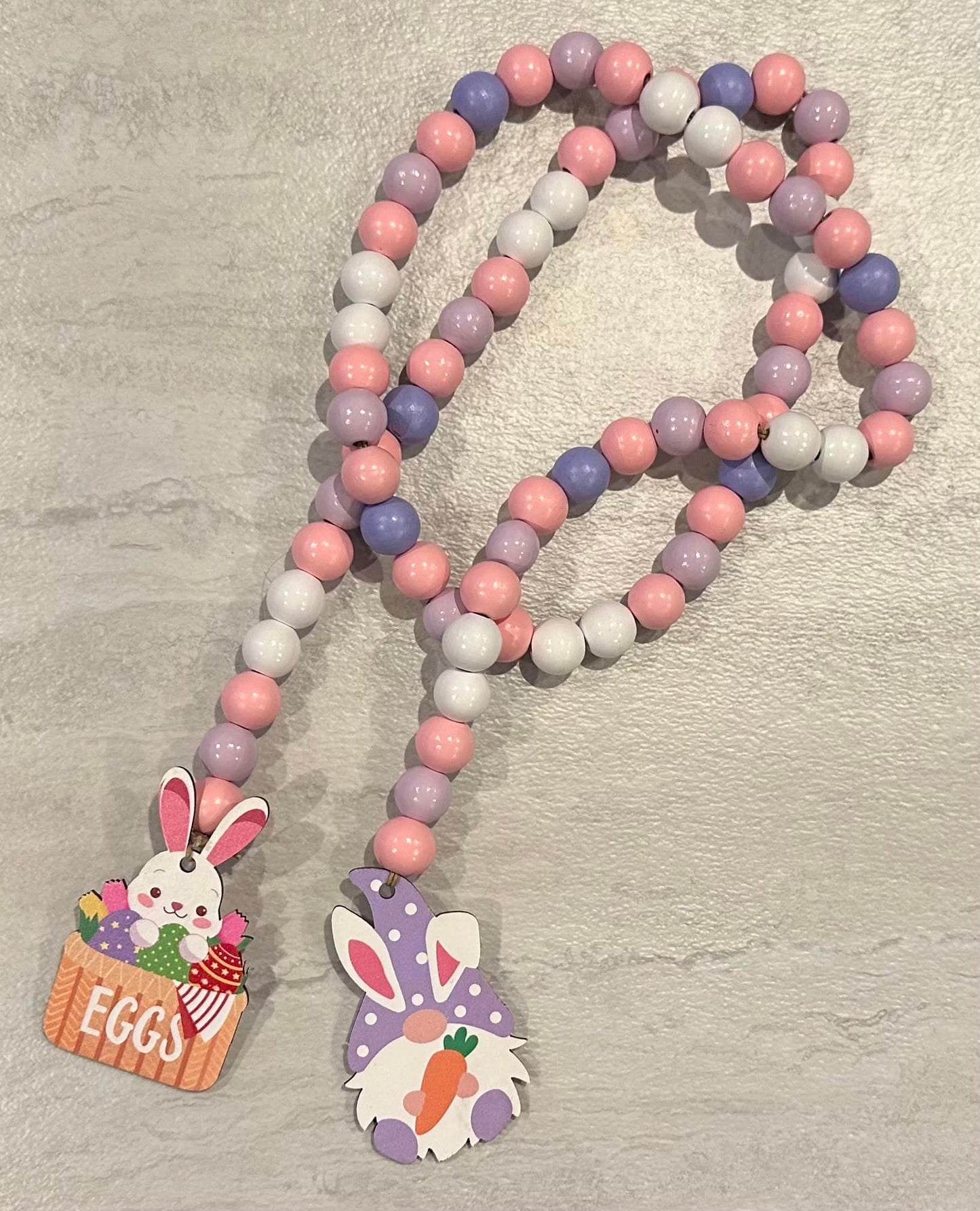 Bunny Eggs Basket and Gnome - 47"