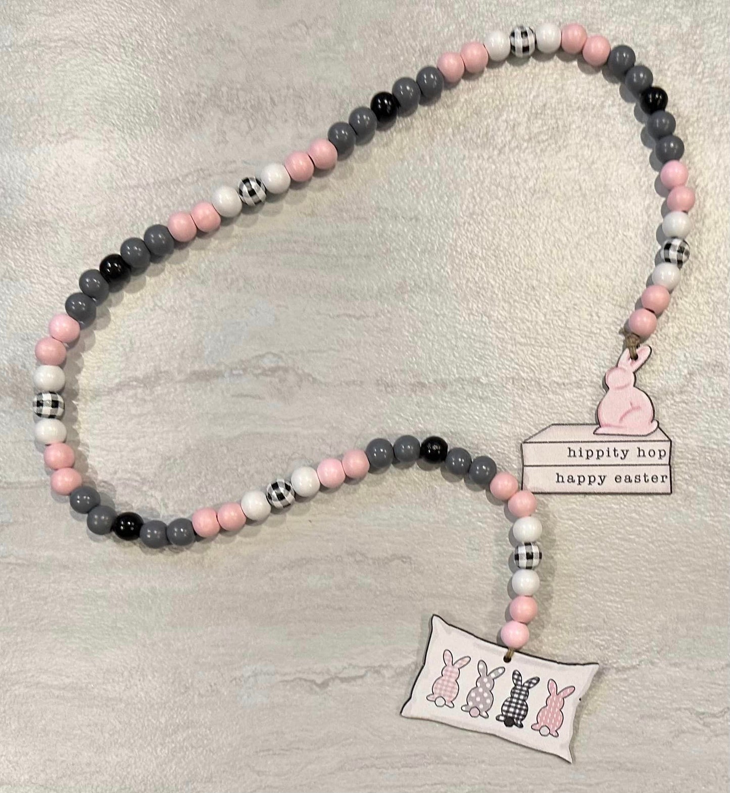 Hippity Hop Wood Bead Garland