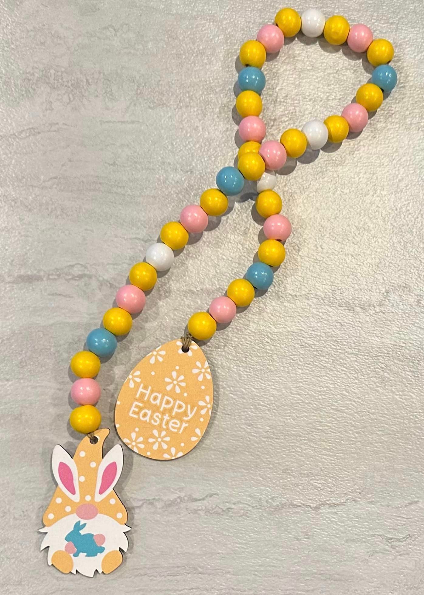 Happy Easter Egg and Gnome - 28"