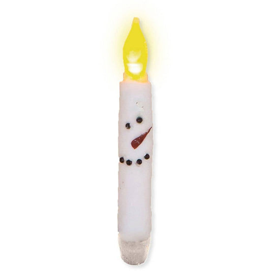White Snowman LED Taper