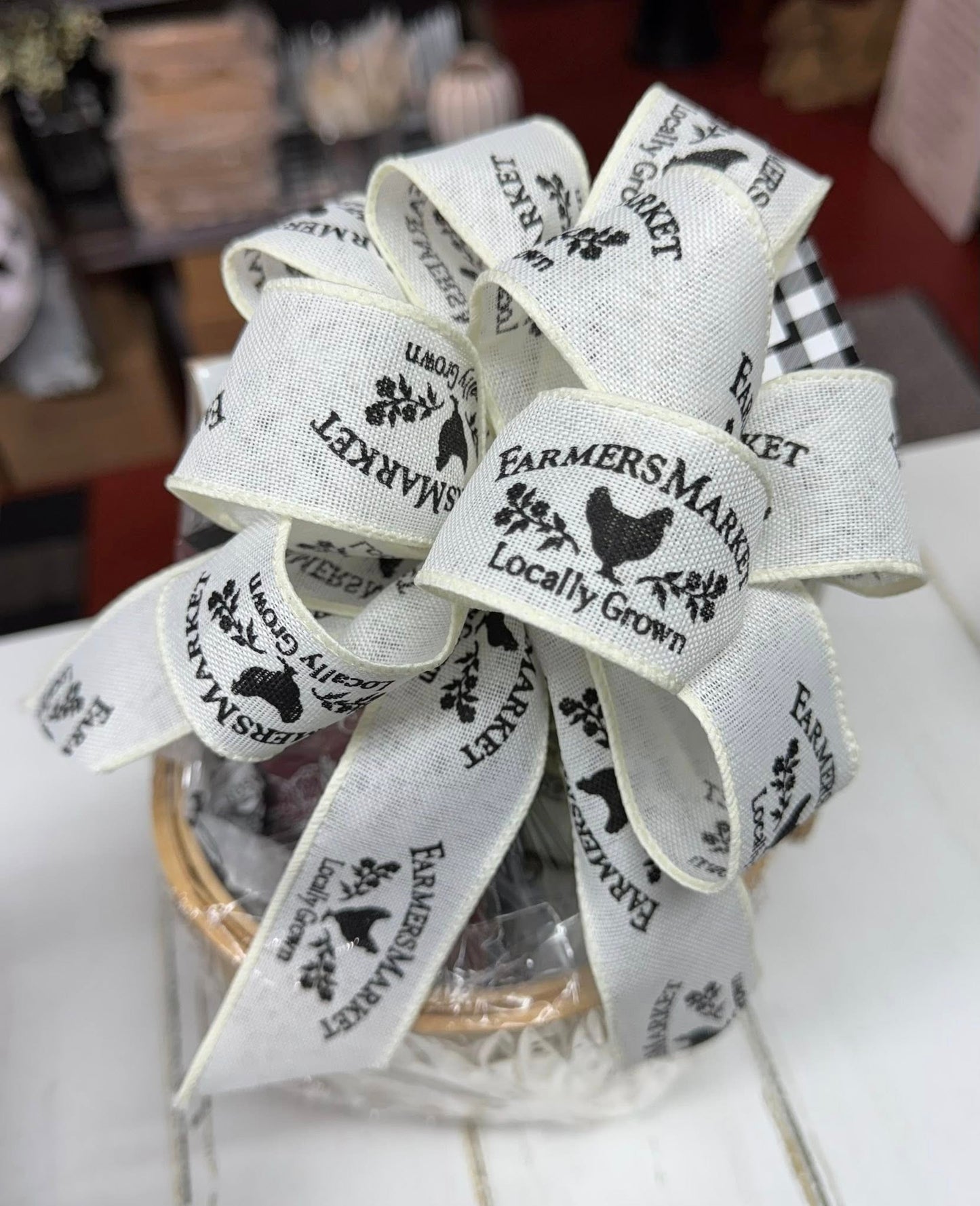 Farmhouse Candle Gift Basket