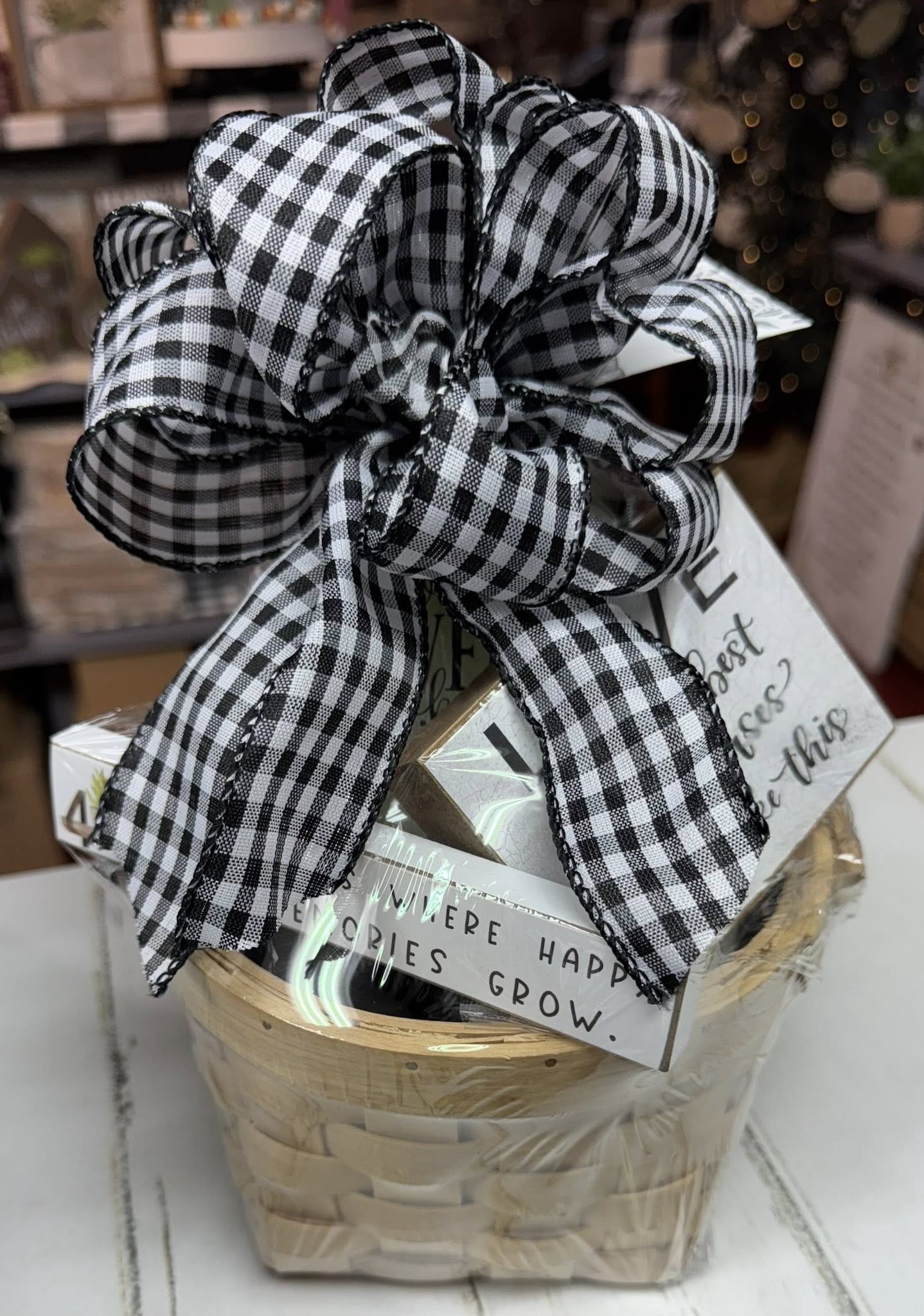 "Home Sweet Home" Candle Gift Basket