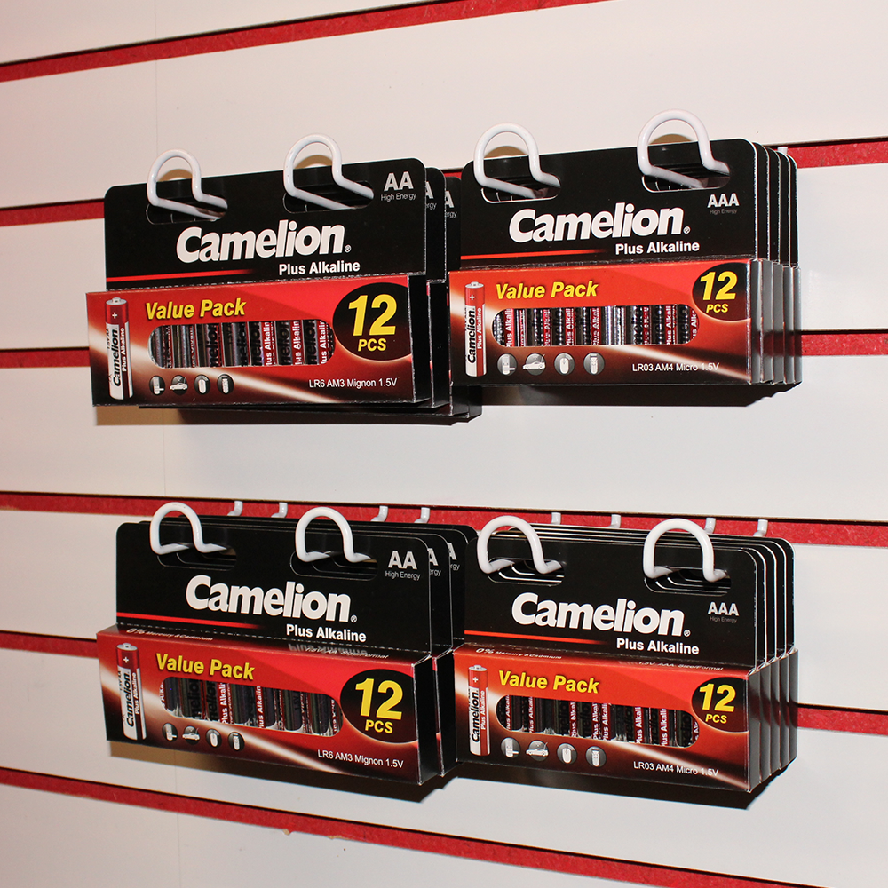 Camelion AAA Plus Alkaline Batteries Hangable 12 Pack