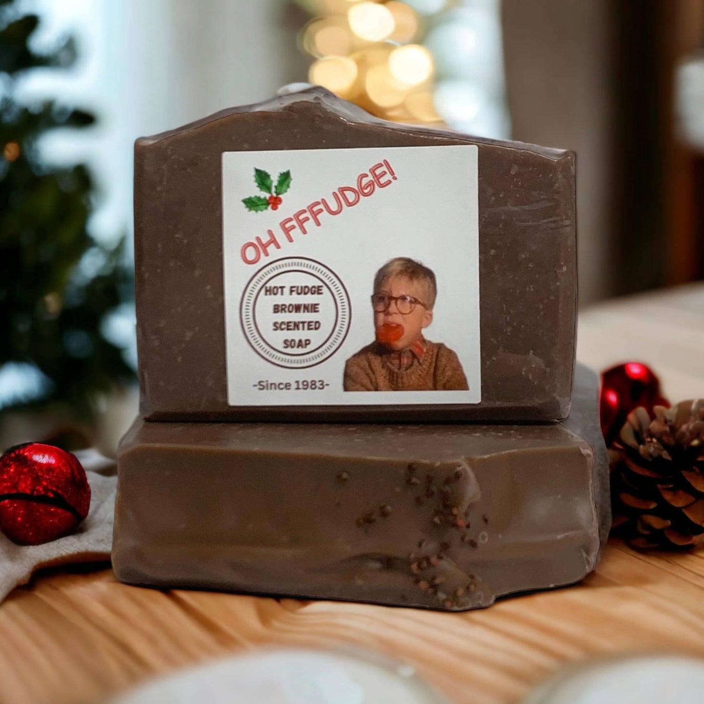 Holiday Soap – "Oh FFFUDGE" Chocolate Fudge Scented Bar