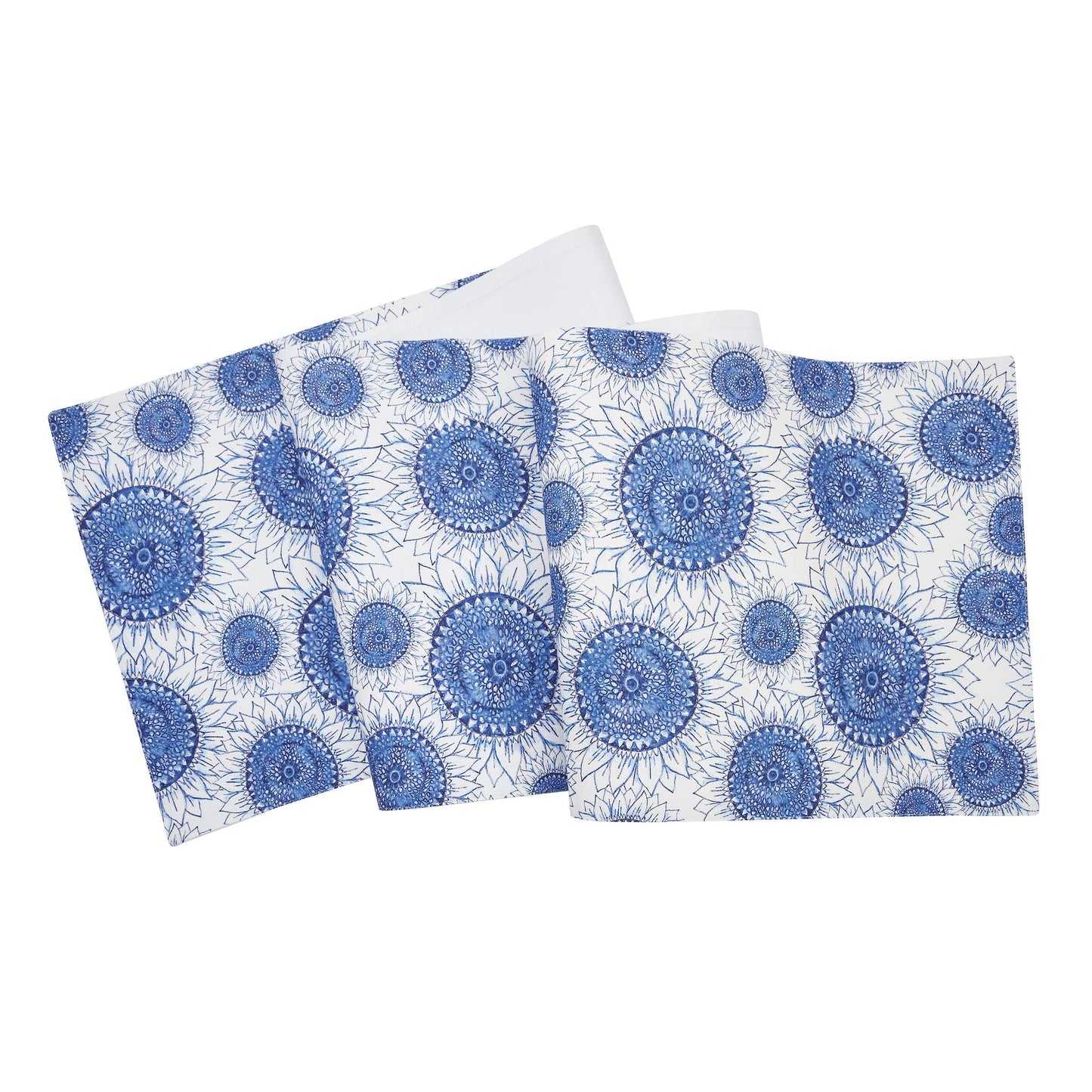 Fall/Harvest Blue Sunflower Table Runner