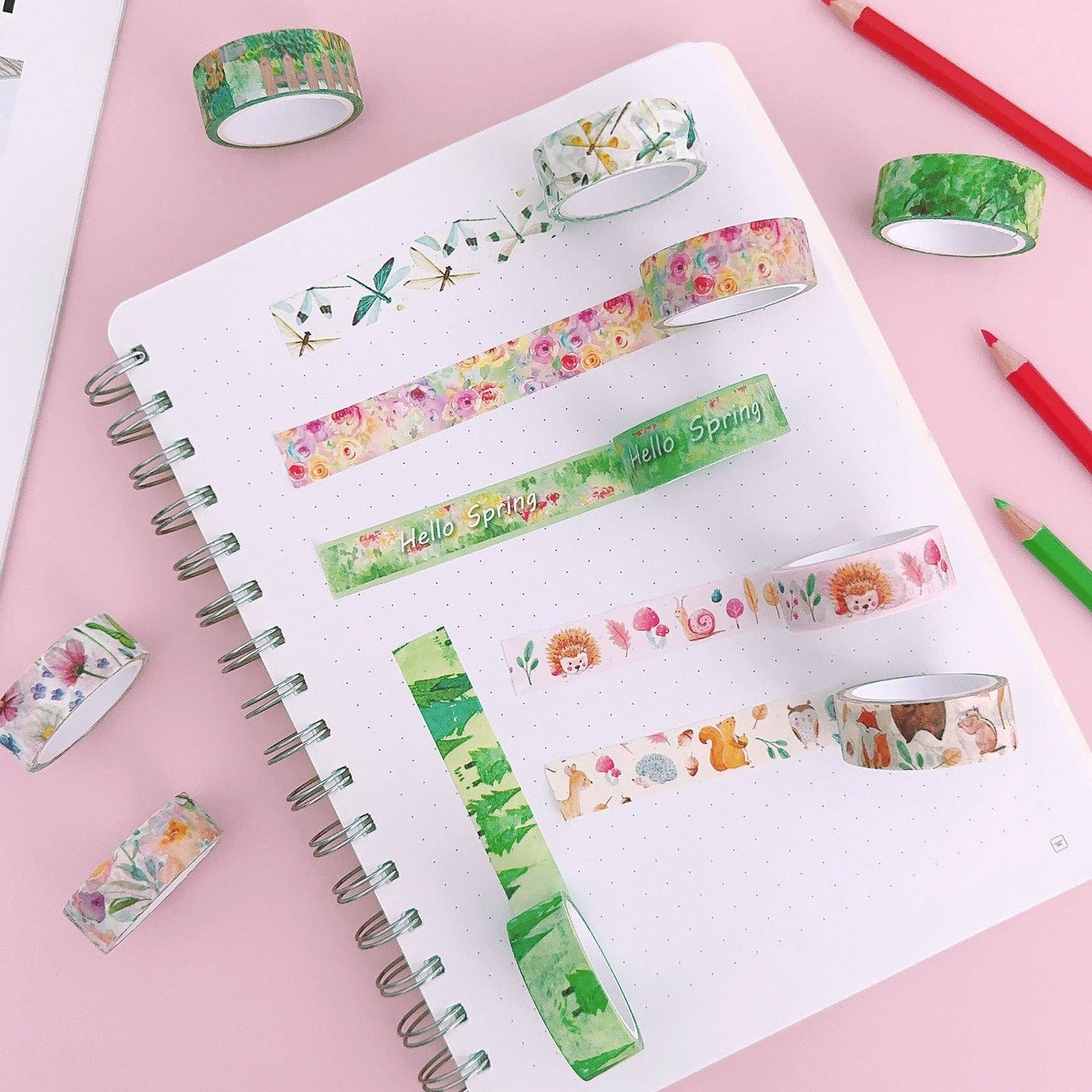 Wrapables Decorative Washi Tape for Scrapbooking, Stationery