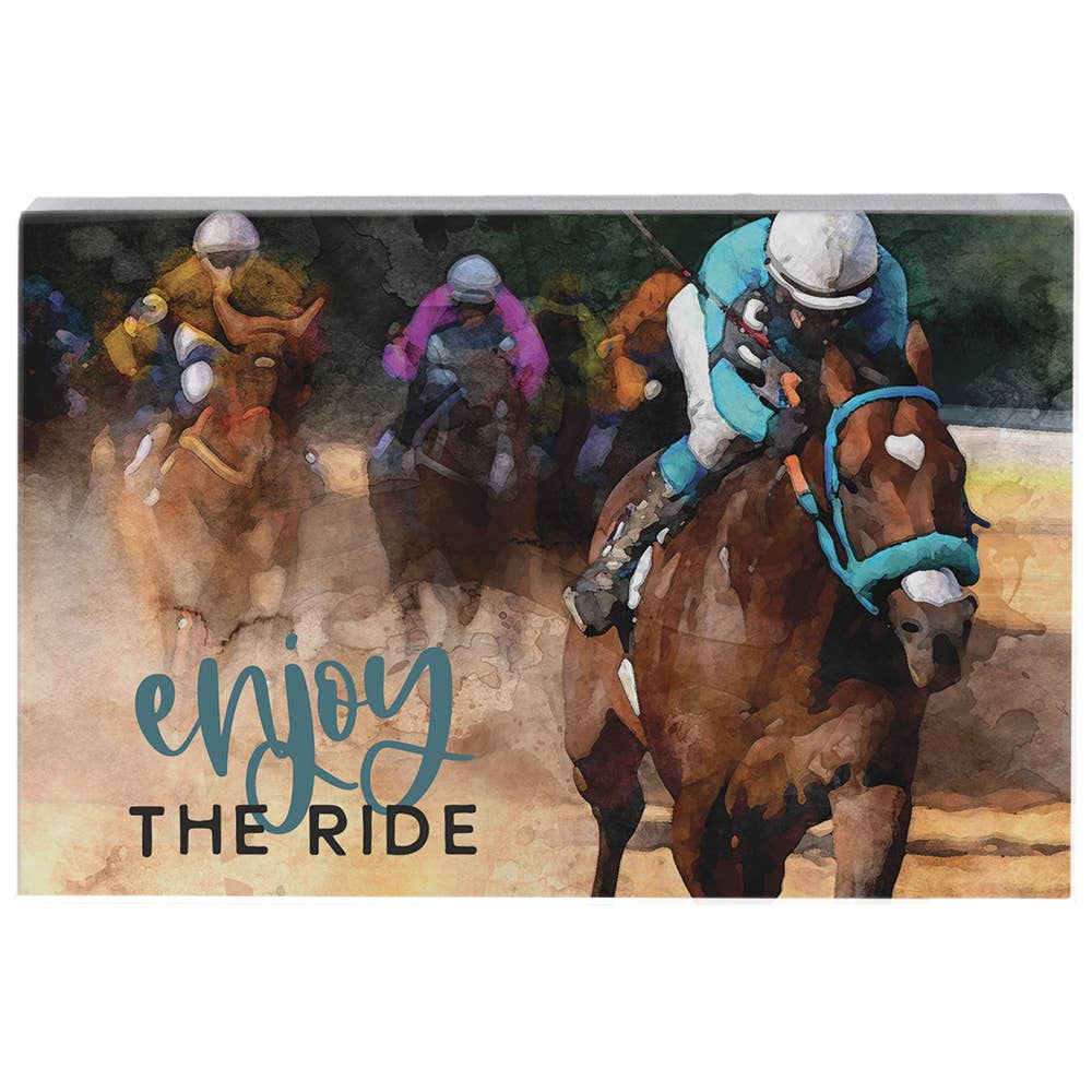 Enjoy Ride Derby - Small Talk Rectangle