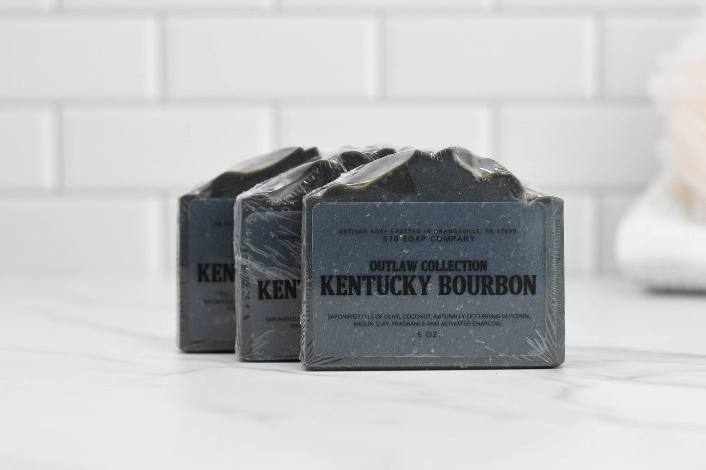 Kentucky Bourbon Charcoal Bar Soap