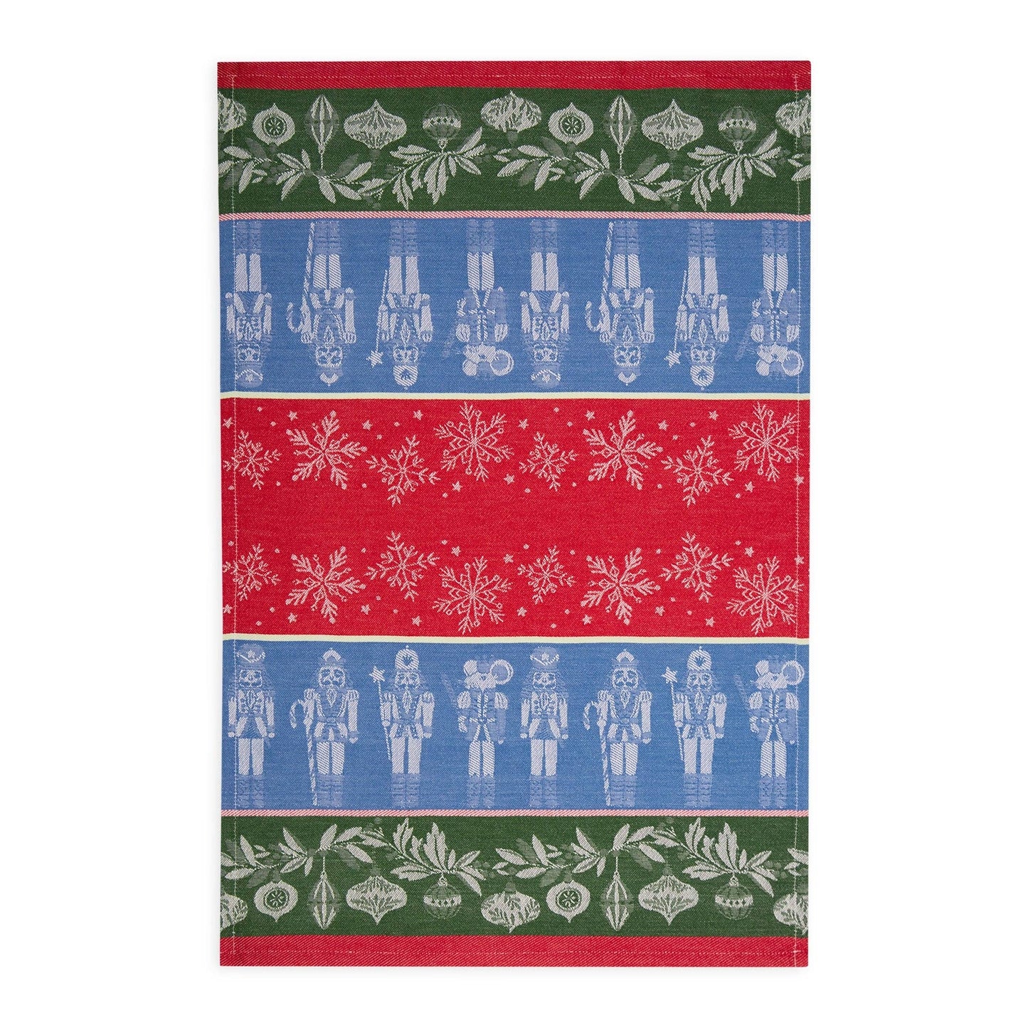 Holiday Nutcrackers Jacquard Dishtowel