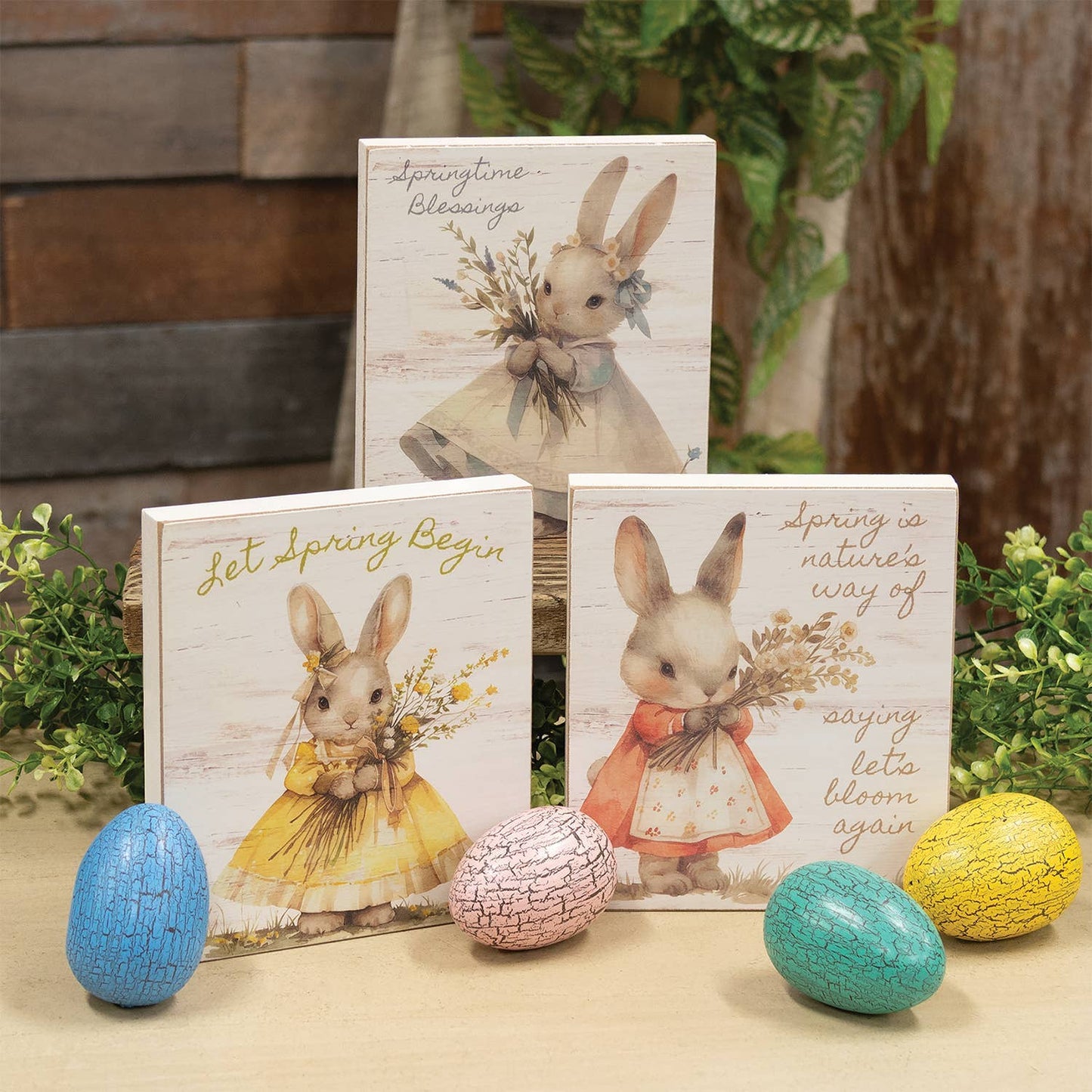 Let Spring Begin Bunny Block