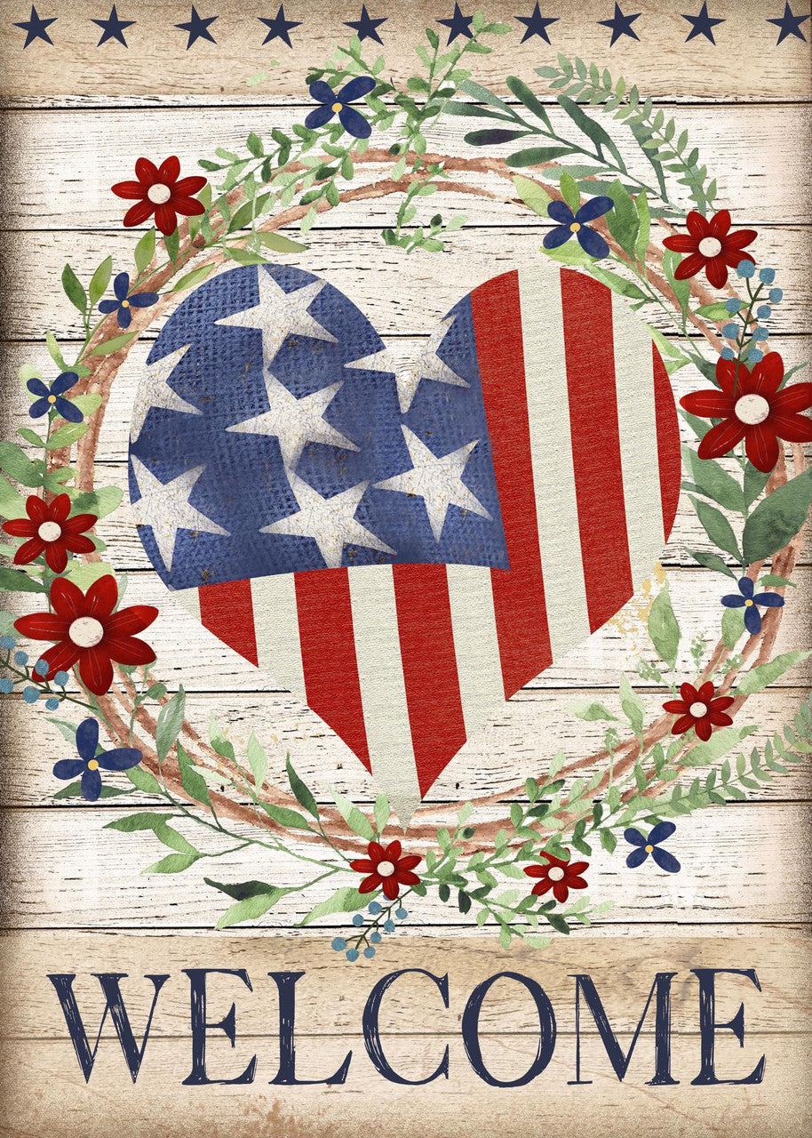 Patriotic Americana Heart Block