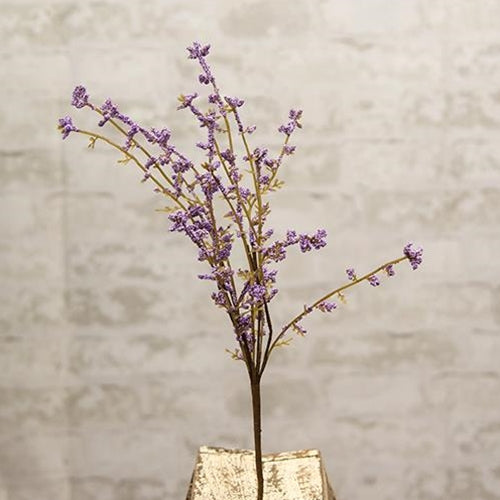 Purple Wildflower Pick, 13"