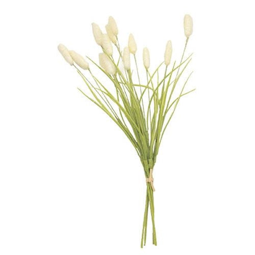 Bunny Tail Bushy Pick, White