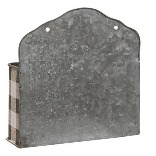 Black & White Buffalo Check Mail Bin