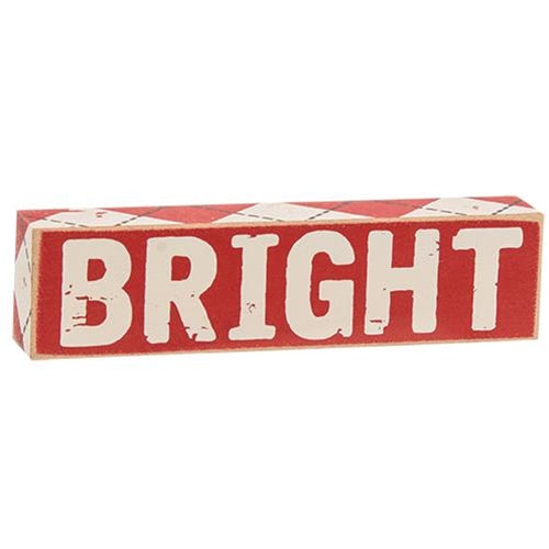 Plaid Merry and Bright Blocks