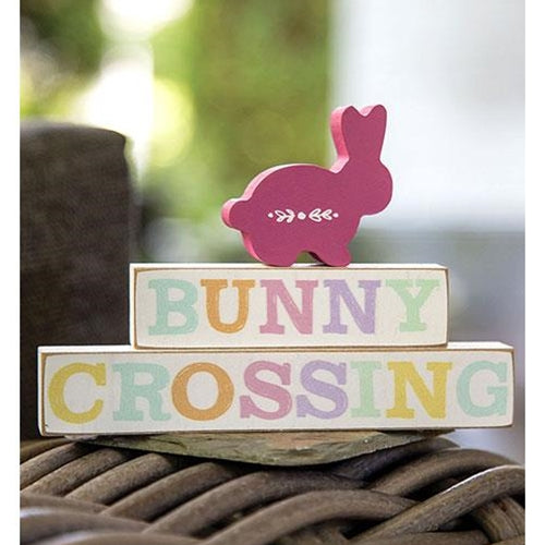 3/Set, Bunny Crossing Block Stackers
