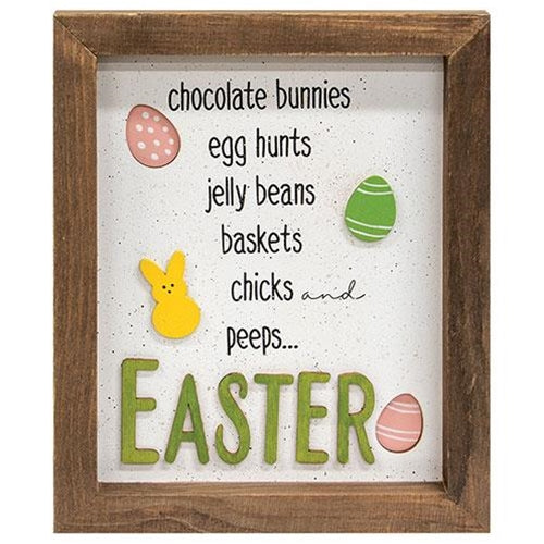Easter Shadow Box Frame-10X8X1"