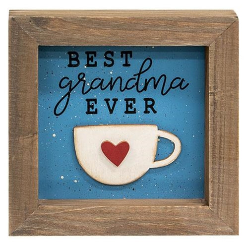 Best Grandma Ever Shadowbox Frame