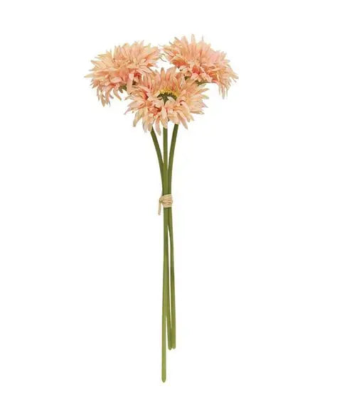 Triple Gerbera Daisy Bouquet, Peach