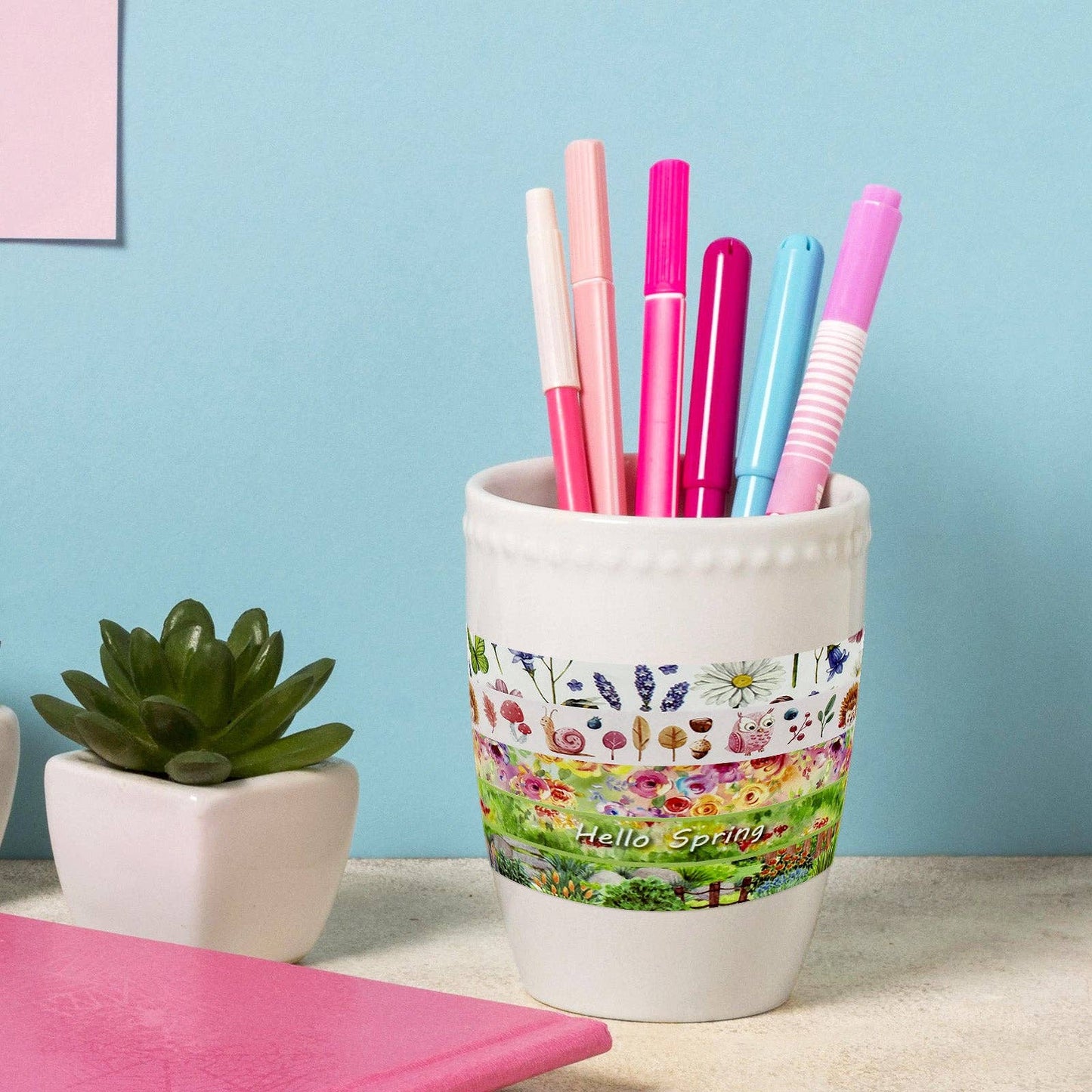 Wrapables Decorative Washi Tape for Scrapbooking, Stationery