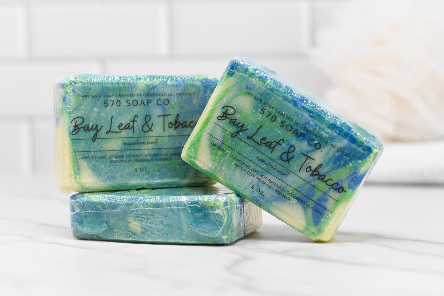 Bay Leaf and Tobacco Bar Soap