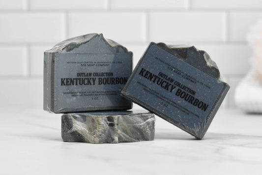 Kentucky Bourbon Charcoal Bar Soap