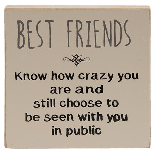 Best Friends Square Block