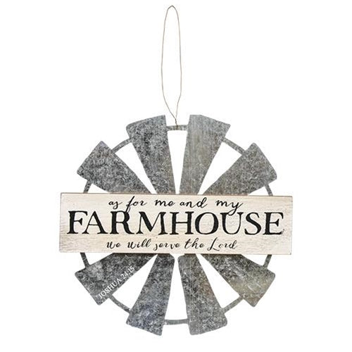 Farmhouse Windmill Wall Sign