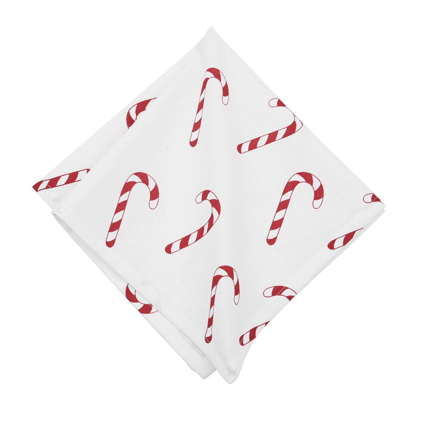 Christmas Candy Cane Wishes Napkin