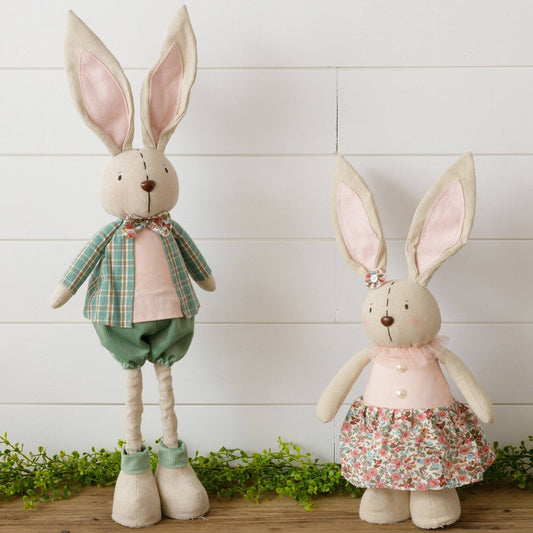 Spring Rabbits with Extendable Legs
