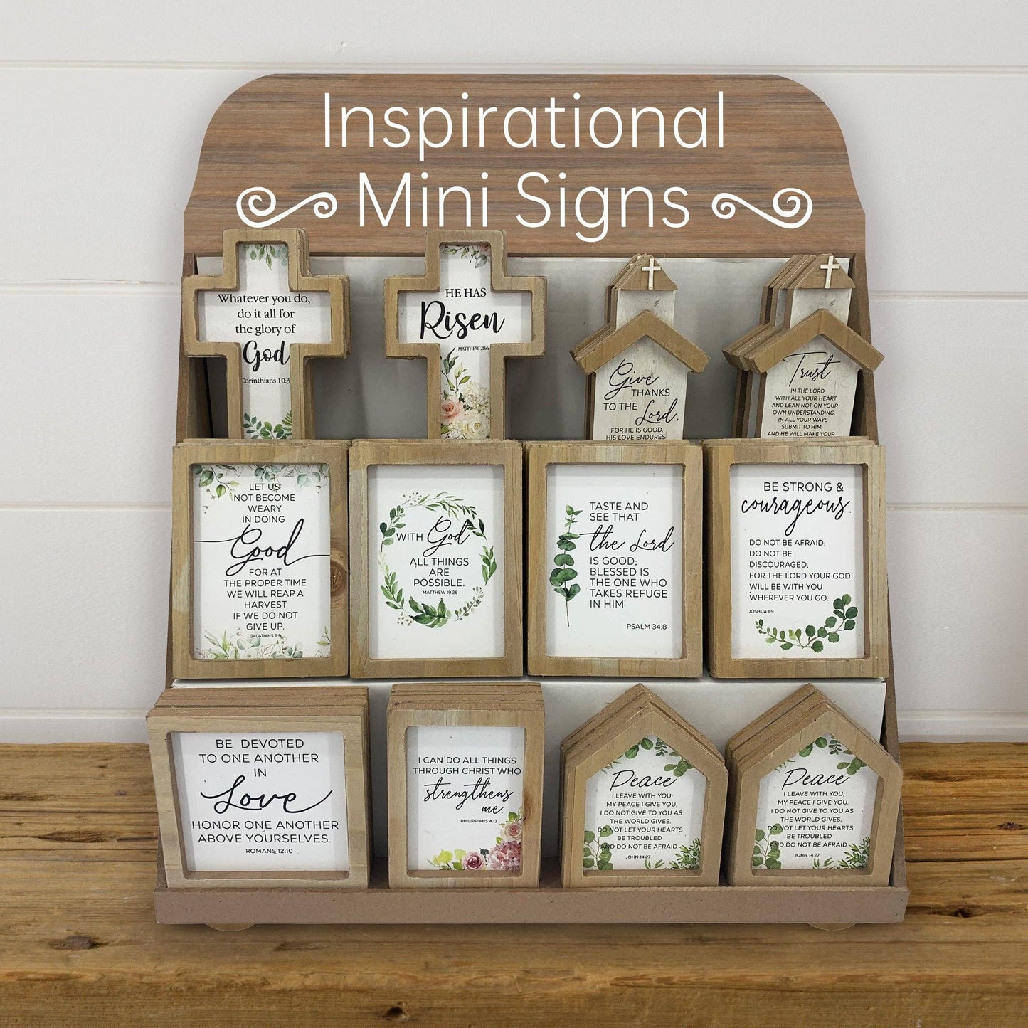 Mini Inspirational Signs Tiered Box