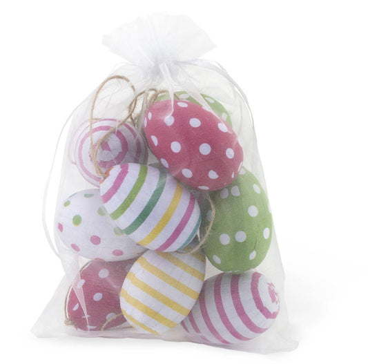 Dots & Stripes Bagged Easter Eggs Set of 12
