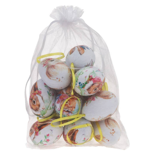 Bunnies Oh My Bagged Easter Eggs Set of 12