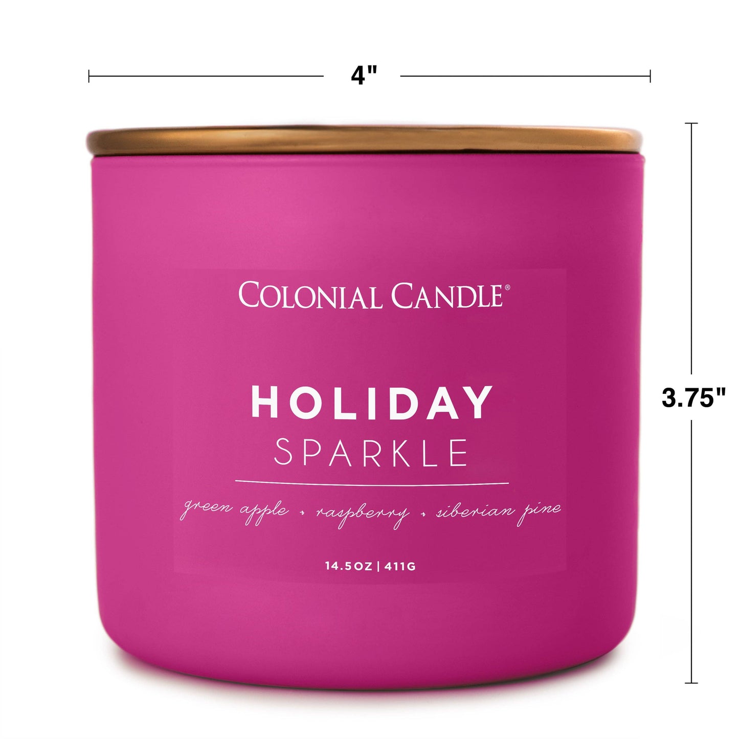 Holiday Sparkle Scented Jar Candle, Soy Blend Wax, 14.5oz