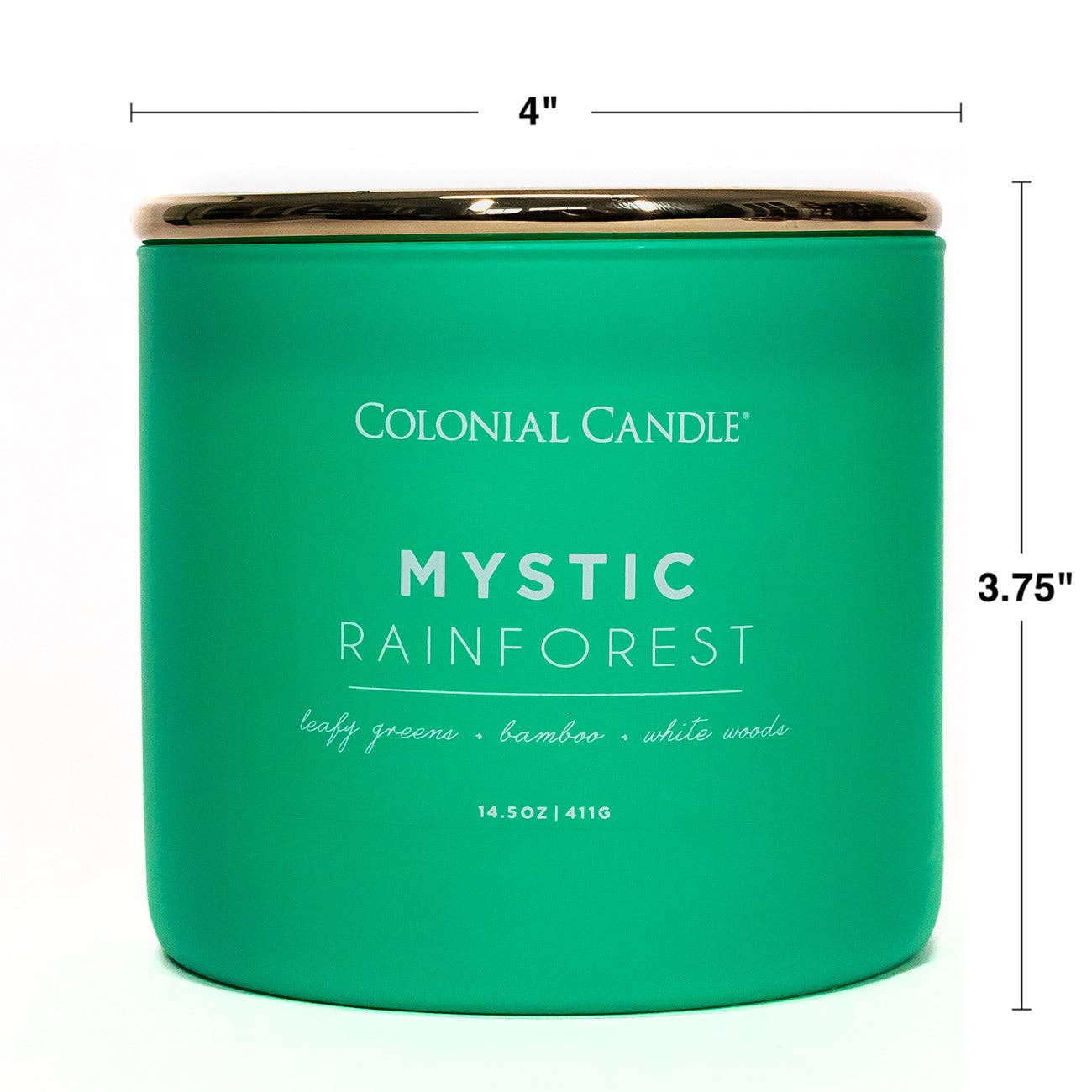 Mystic Rainforest Scented Jar Candle, Soy Blend Wax, 14.5oz