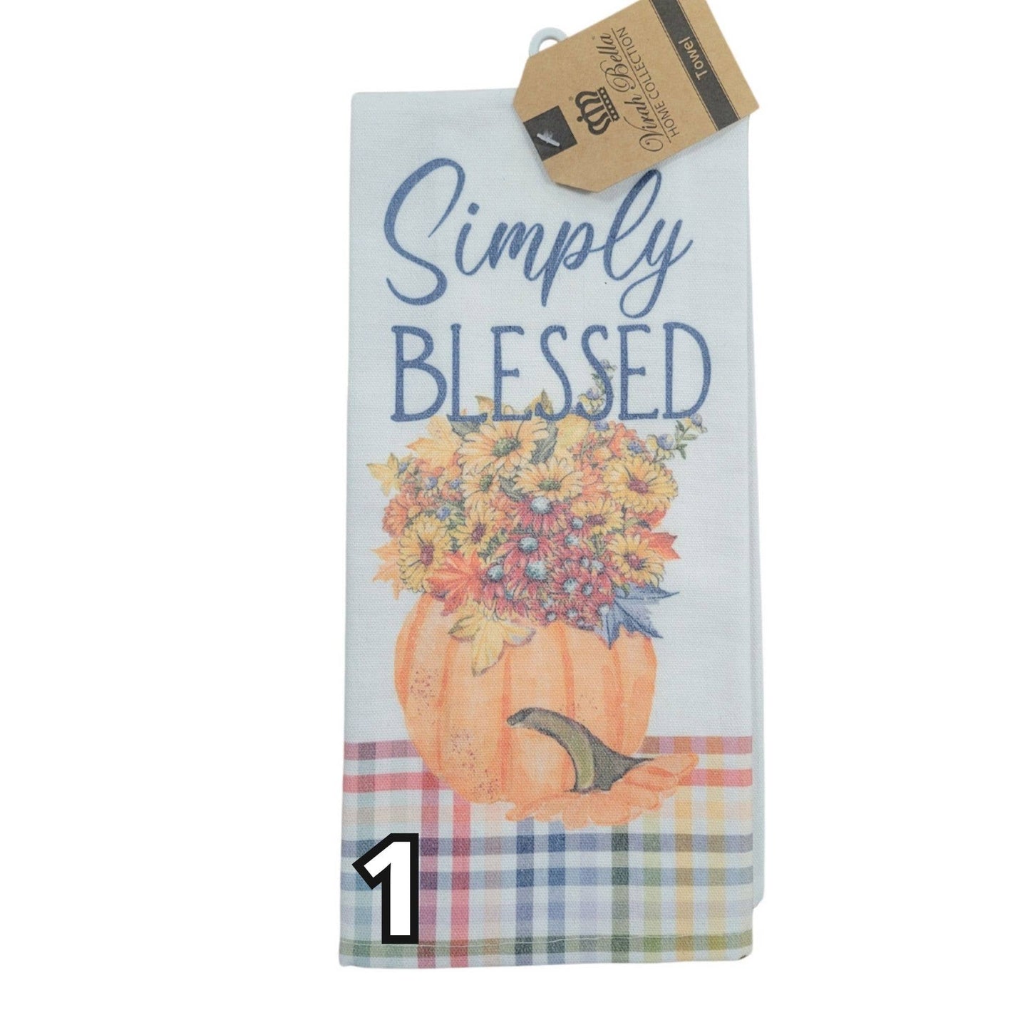 "Pumpkin Spice" Autumn-Themed Kitchen Towels