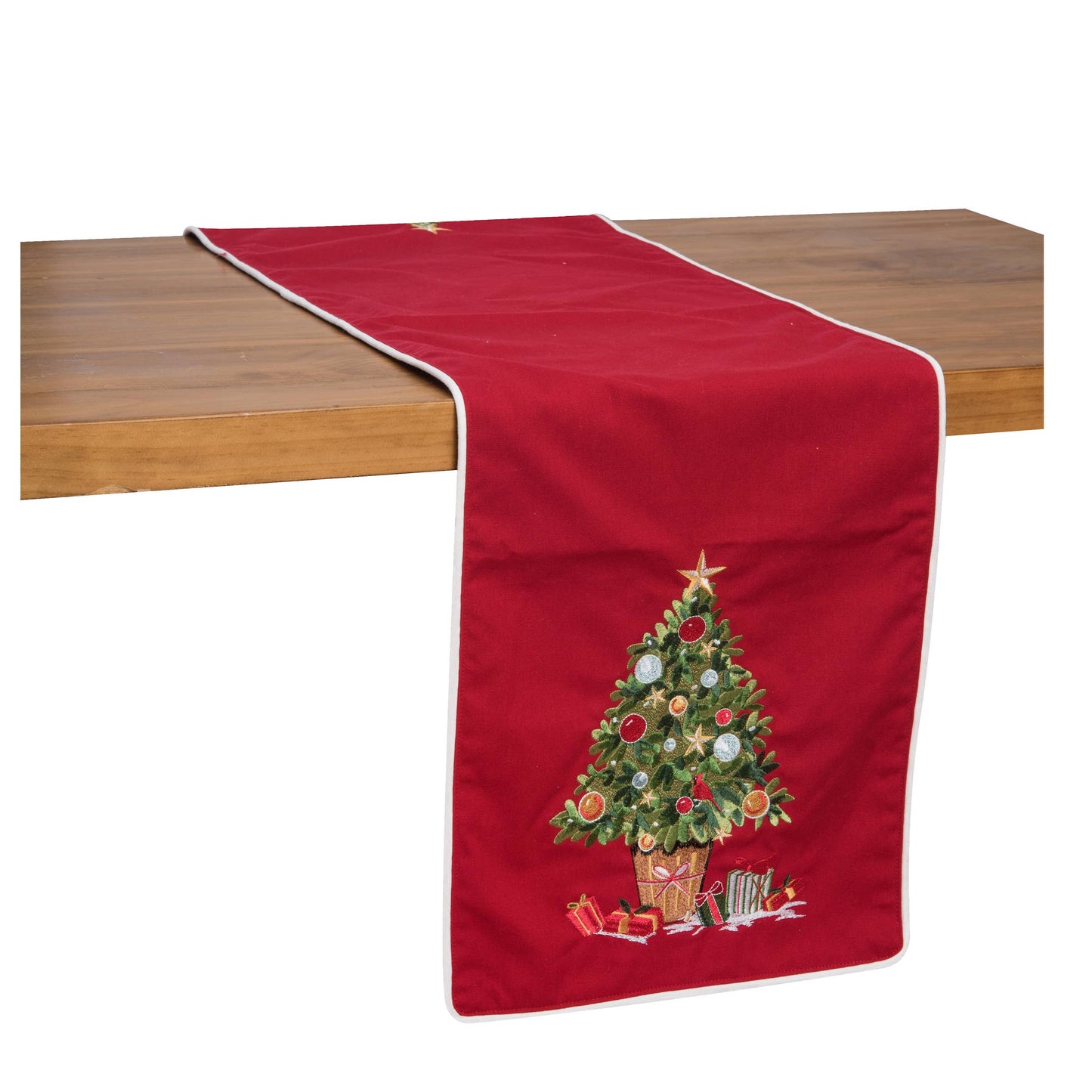 Christmas Holiday Tree Table Runner