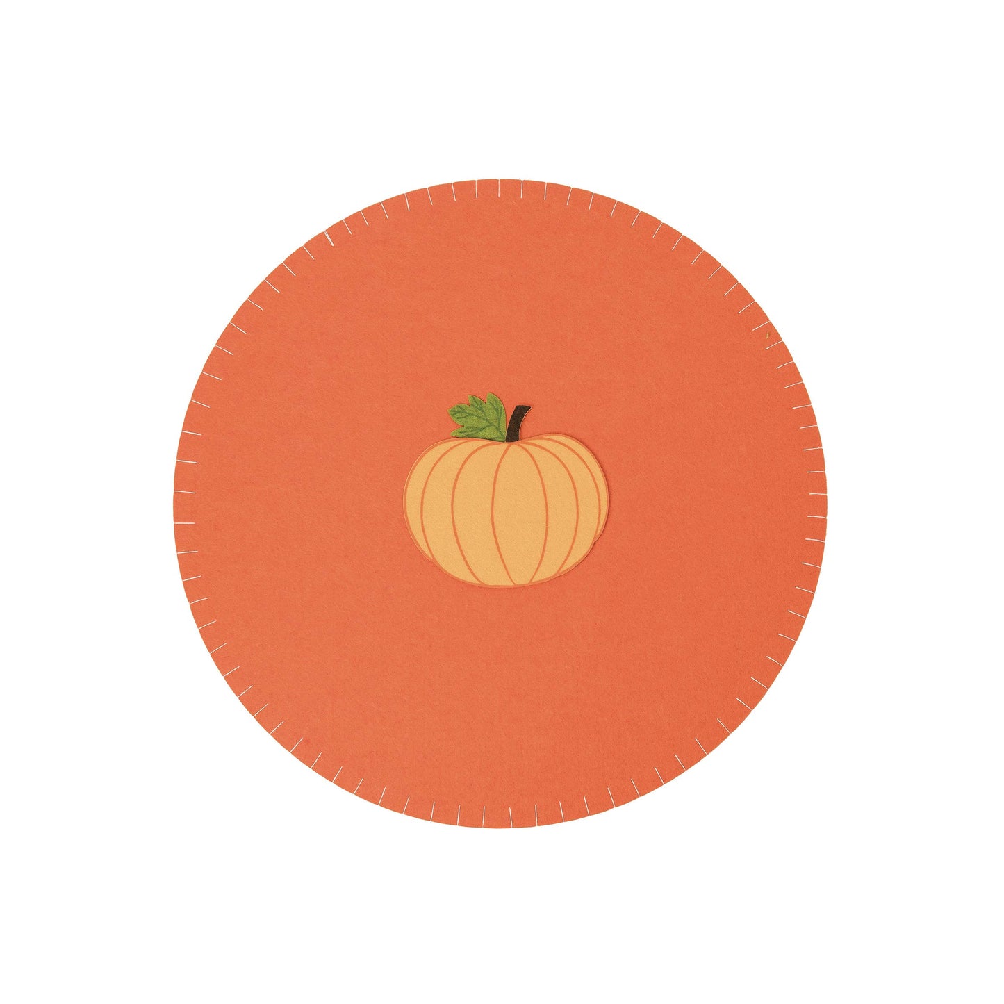 Fall/Harvest Felt Pumpkin Round Placemat