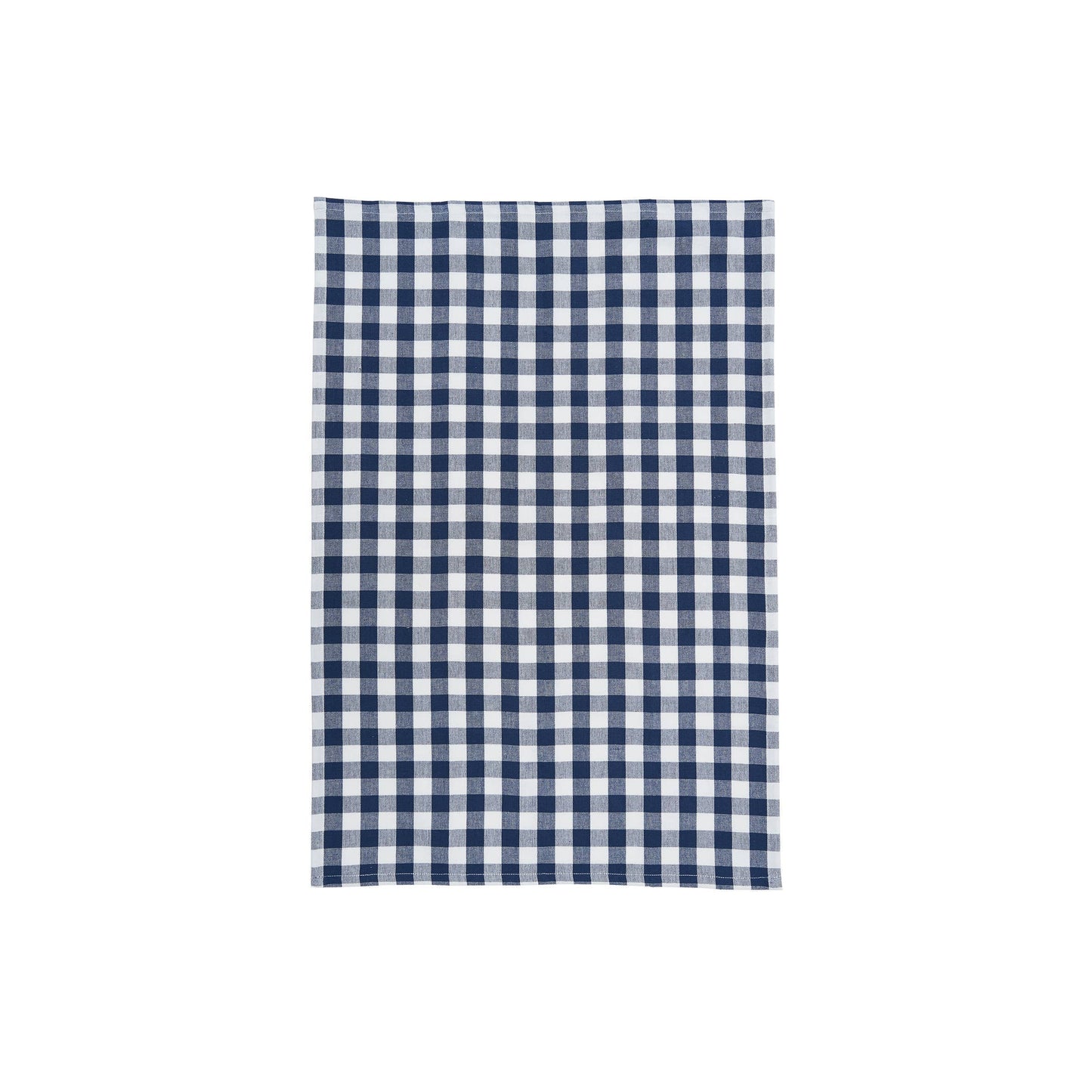Ashford Indigo Blue Gingham Check Kitchen Towel
