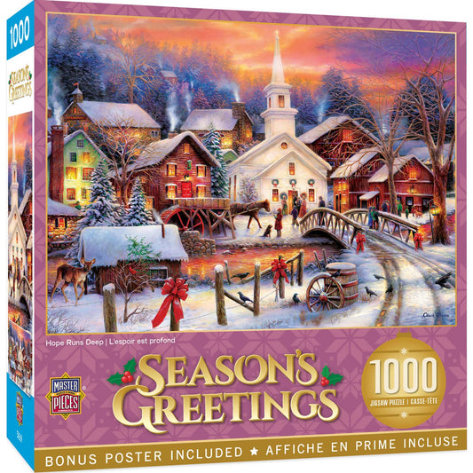 Season's Greetings - Hope Runs Deep 1000 Piece Puzzle