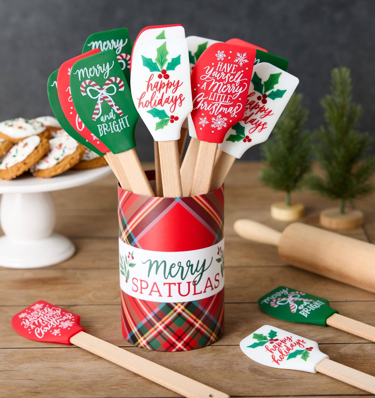 Tis the Season Assorted Silicone Spatula