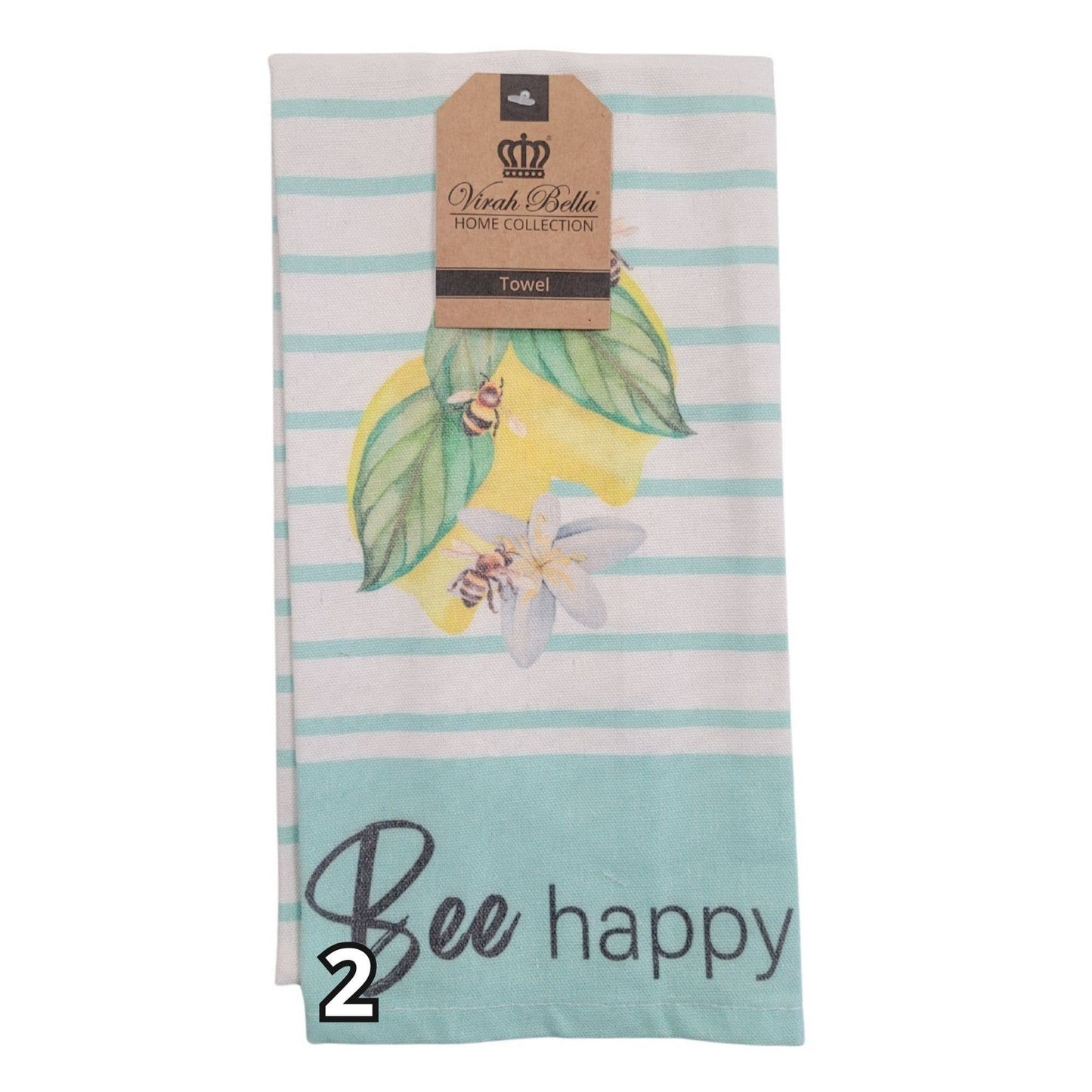 "Lemons and Bees" Summer-Themed Kitchen Towels