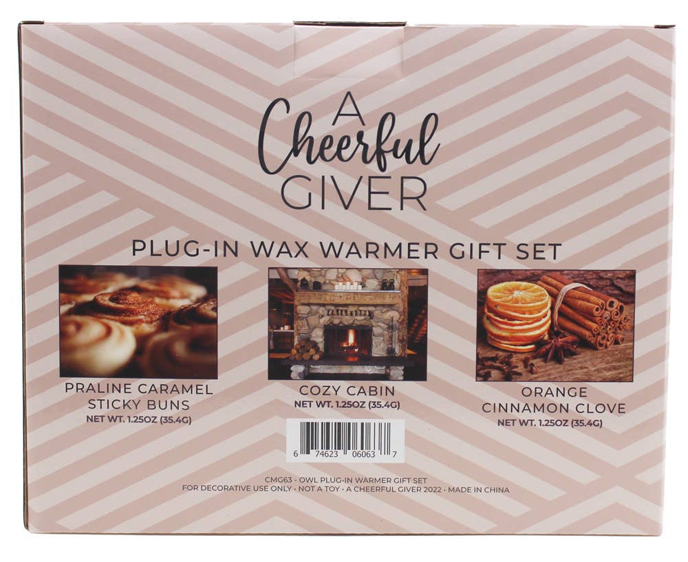 Owl Plug In Warmer Gift Set