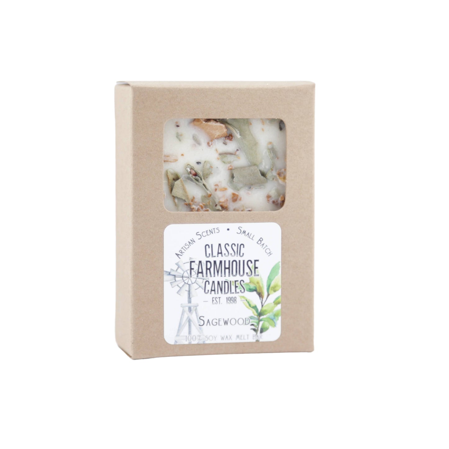 Soy Wax Melt Bar - Sagewood